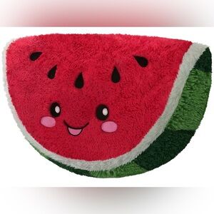 Cute Watermelon Plush Pillow Squisable - Red & Green